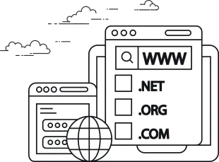 Ilustrasi Pencarian Domain